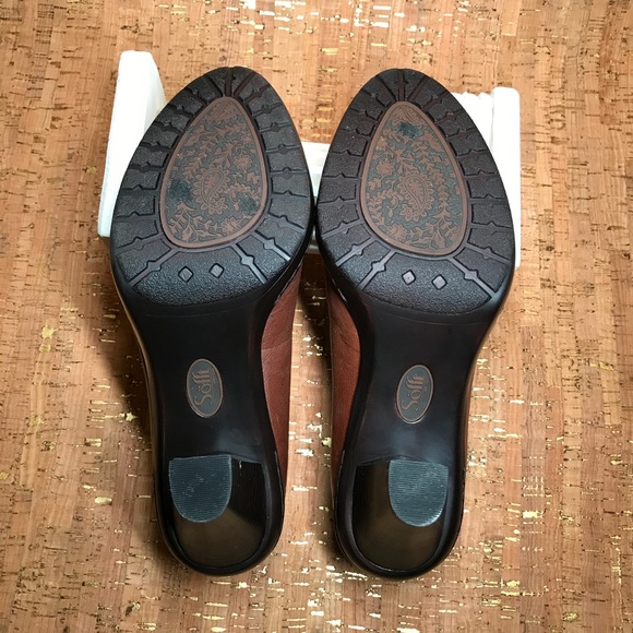 Söft  Stilettos Shoes Brown Leather - Picture 2 of 7